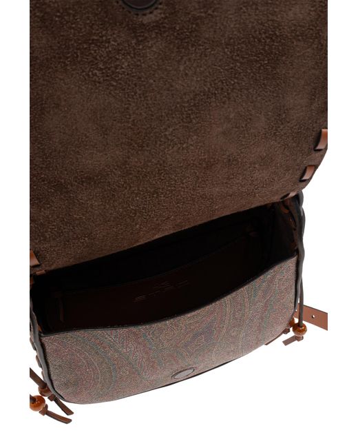 Etro Brown Shoulder Bag Drya Small