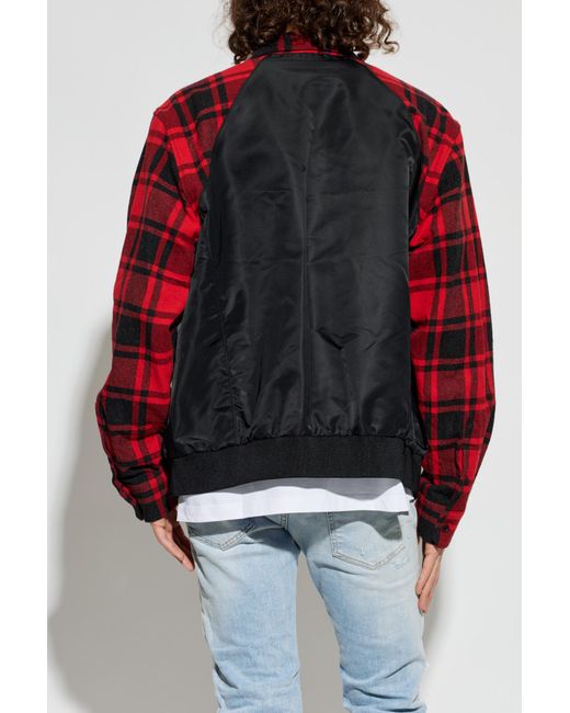 DSquared² Red Checked Pattern Shirt for men
