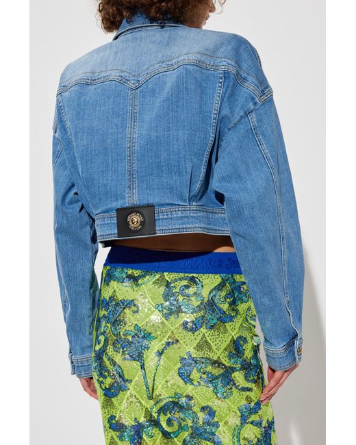 Versace Jeans Couture Blue Denim Jacket