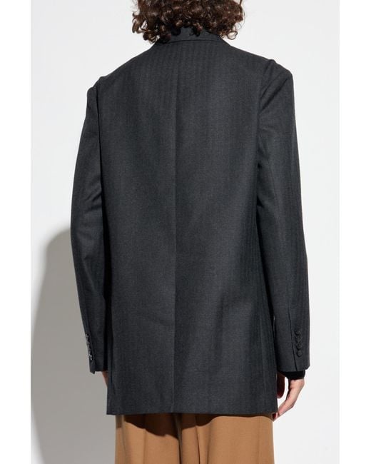 Dries Van Noten Black Blazer 'Blunt' for men