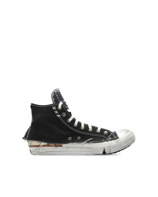 Maison Margiela Black Sports Shoes Above The Ankle for men