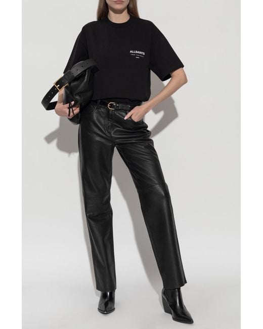 AllSaints Black T-Shirt "Underground"