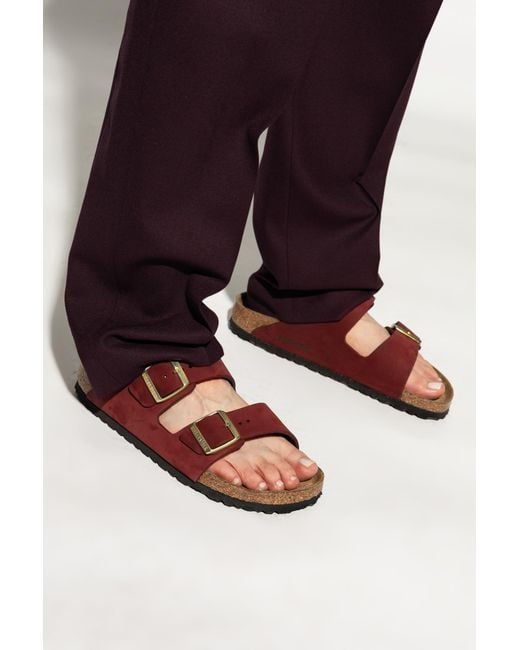 Birkenstock Brown 'Arizona Bs' Slides