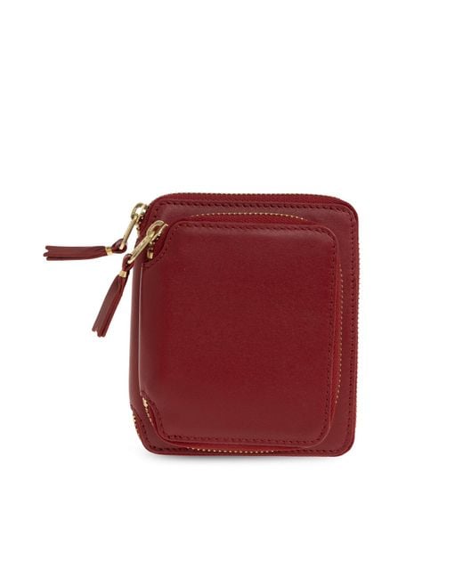 Comme des Garçons Red Leather Wallet