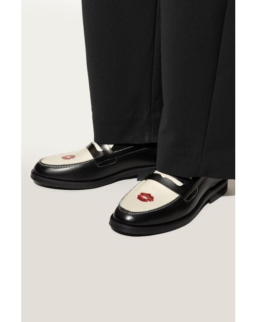 Duke & Dexter Black "Wilde" Loafers for men