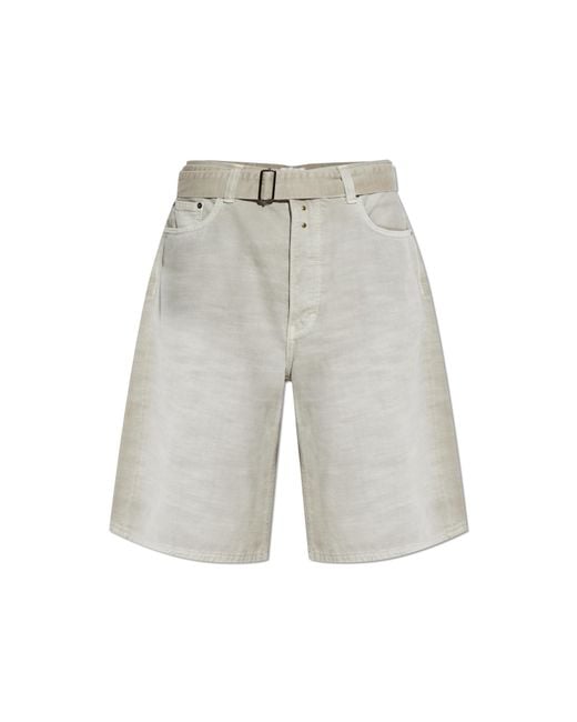 Haikure White 'Ian' Denim Shorts for men