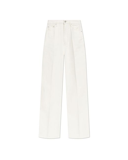 Officine Generale White 'Romy' Jeans