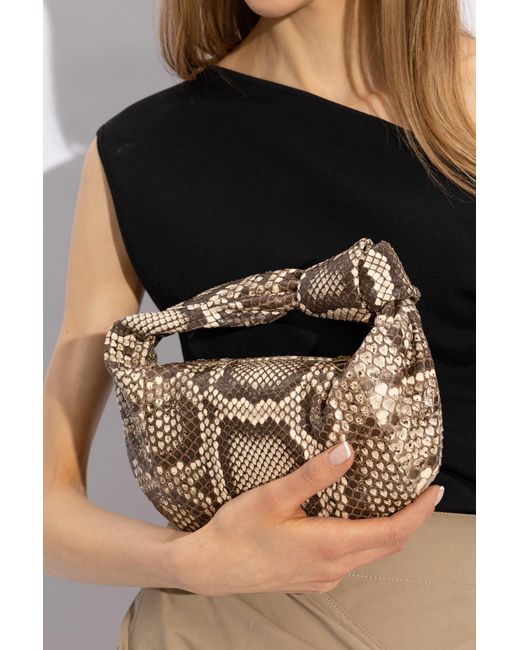 Bottega Veneta Black 'jodie Mini' Handbag,
