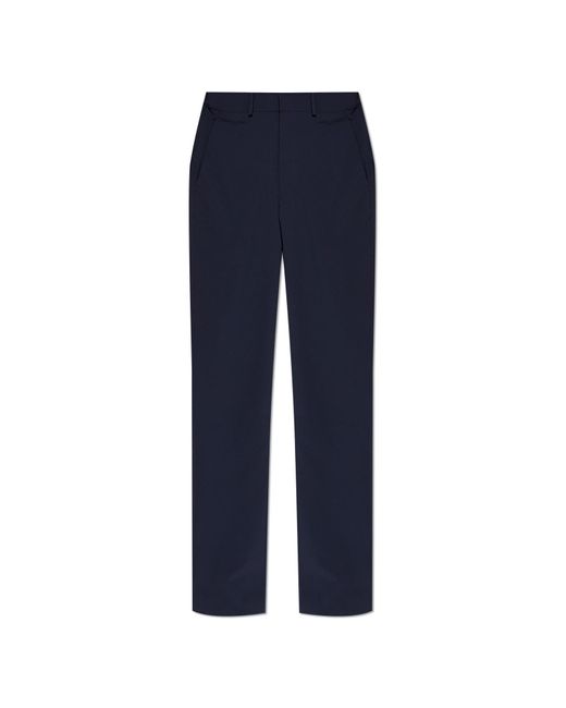 EA7 Blue Trousers With Tapered Legs for men