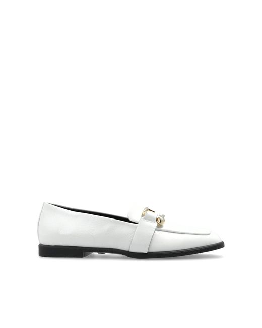 Furla White Shoes Novola Type Loafers