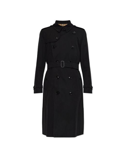 Burberry Black 'Kensington' Coat for men
