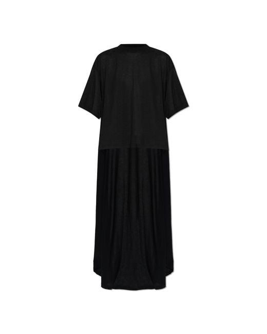 Balenciaga Black Asymmetrical Cut Top