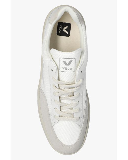 Veja White ‘V-12 B-Mesh’ Sneakers for men