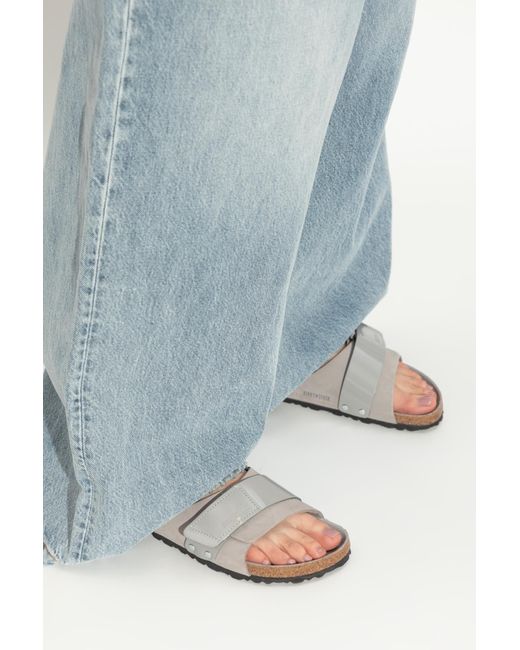 Birkenstock Blue Slides Oita