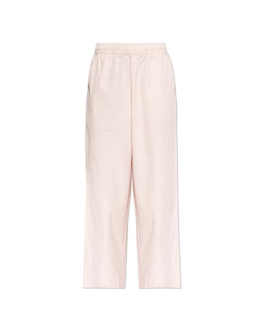 Rethinkit Studios White Straight-Leg Trousers