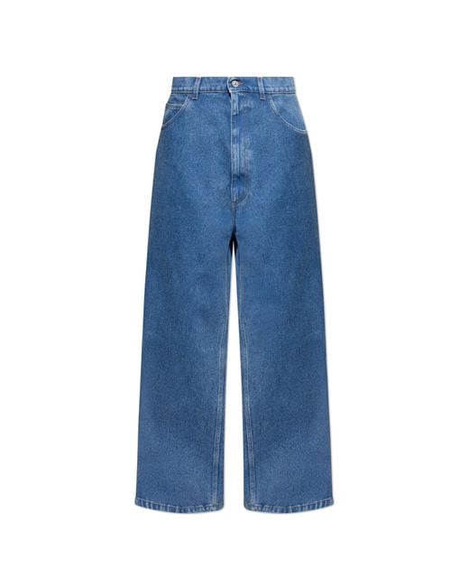 Marni Blue Jeans With Logo for men