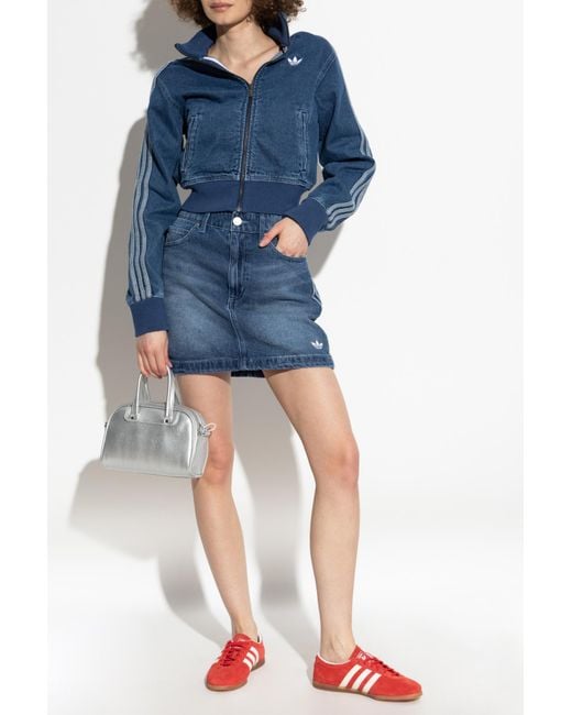 Adidas Originals Blue Denim Skirt