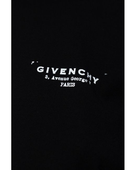 Givenchy Black T-Shirt With Logo