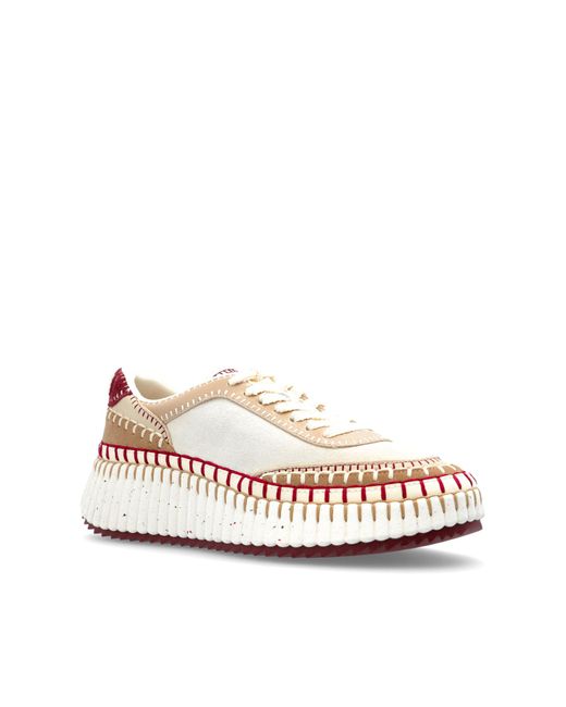 Chloé Natural 'Nama' Sports Shoes