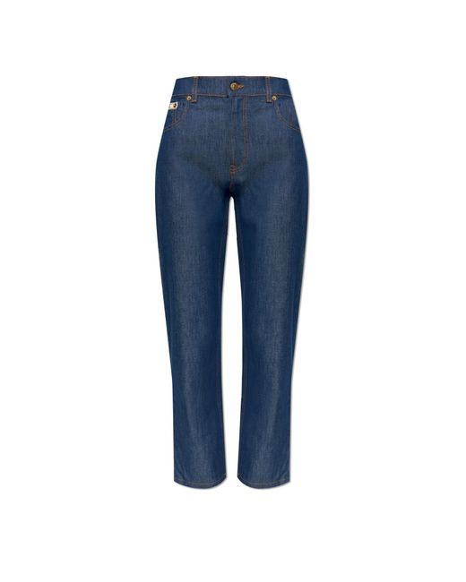 Moschino Blue Jeans With Tapered Legs