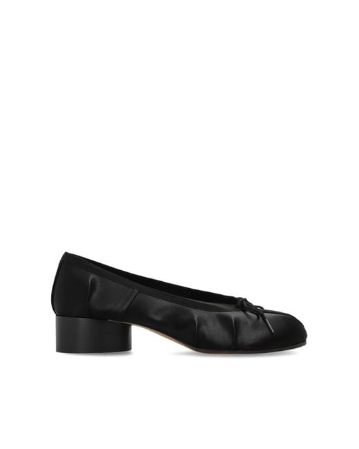 Maison Margiela Black Heeled Shoes With 'Tabi' Cut-Out