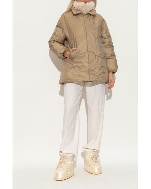 Moon Boot Natural 'Icon Low Pearly' Snow Boots
