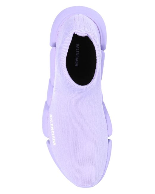 balenciaga sock shoes purple