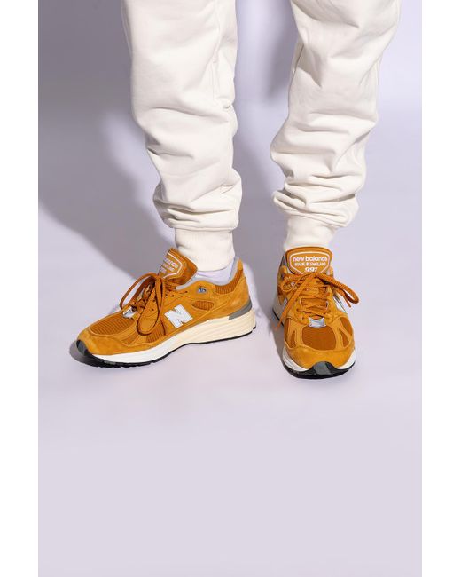 New Balance Orange 'u991ye2' Sneakers, for men