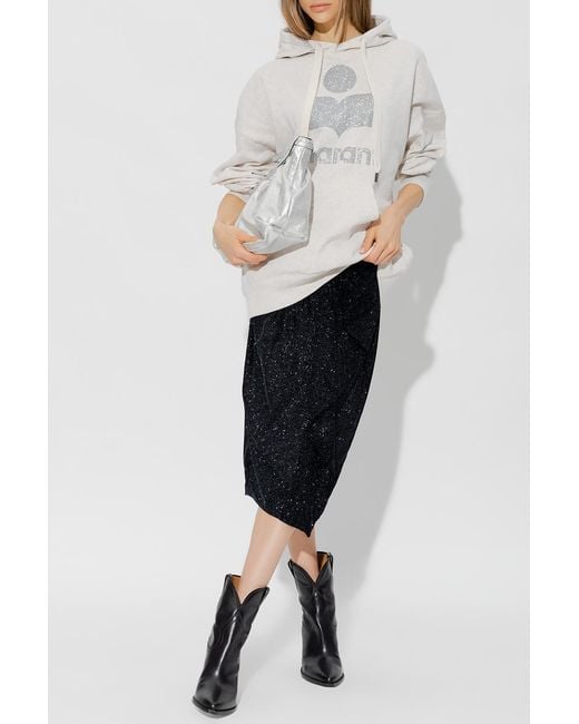 Isabel Marant White 'Mansel' Hoodie