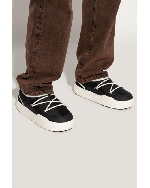 Moon Boot Black Snow Boots 'Park Icon' for men