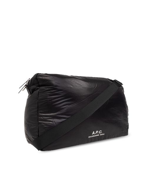 A.P.C. Black Shoulder Bag, for men
