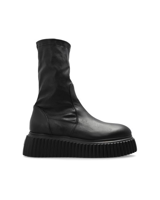Agl Attilio Giusti Leombruni Black "Milagros" Platform Shoes