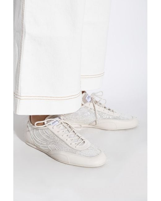 Jimmy Choo White 'Sunny' Sports Shoes