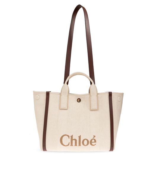 Chloé Natural Carry Small Tote Bag