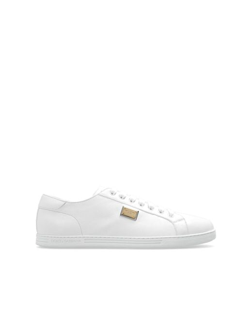 Dolce & Gabbana White 'Saint Tropez' Sneakers for men