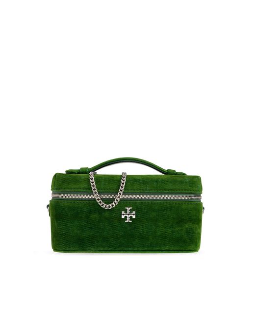 Tory Burch Green Handbag "Kira Diamond"