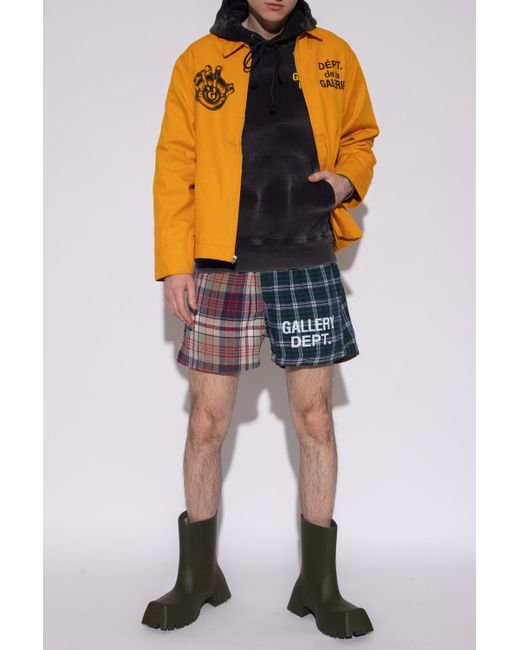 GALLERY DEPT. Yellow Jacket With Logo for men