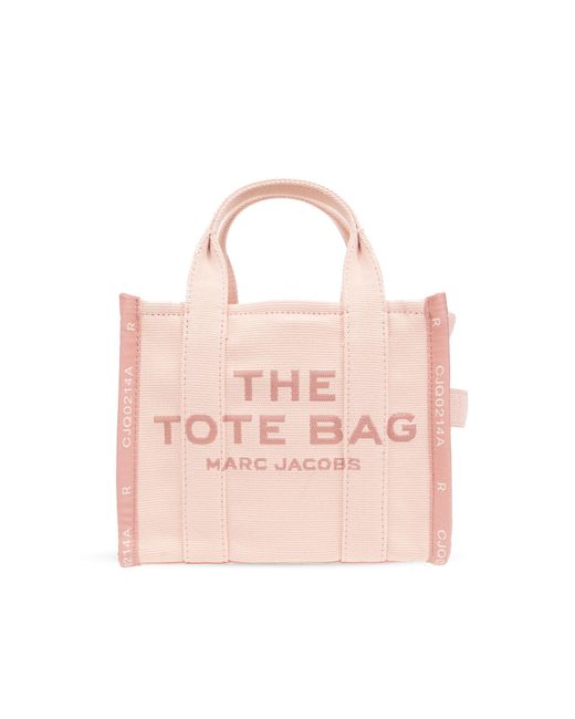 Marc Jacobs Pink Jacquard 'Small The Tote Bag' Shopper