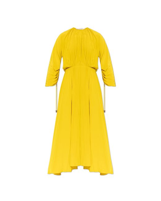 Lanvin Yellow Loose-Fit Dress