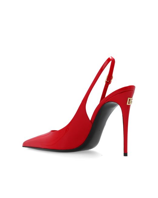 Dolce & Gabbana Red Patent-finish Pumps