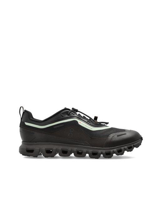 On Shoes Black Sports Shoes 'Cloud 6 Geo Wp' for men
