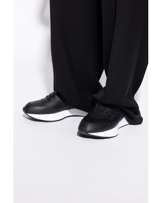 Alexander McQueen Black Sports Shoes With Logo for men