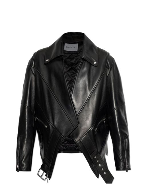 Givenchy Black Lamb Leather Jacket