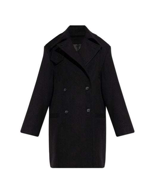Totême Black Wool Coat