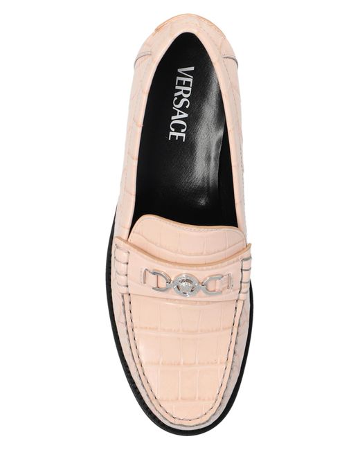 Versace White ‘Loafers’ Type Shoes