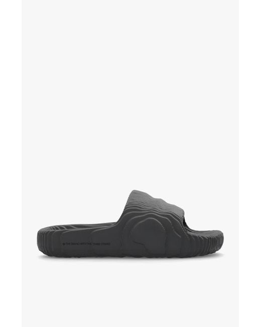 Adidas Originals White 'Adilette 22' Slides for men