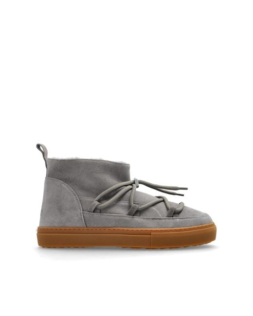 Inuikii Gray Snow Boots "Classic Low" for men