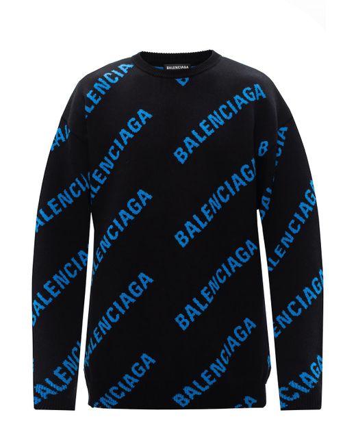 balenciaga logo sweater sale