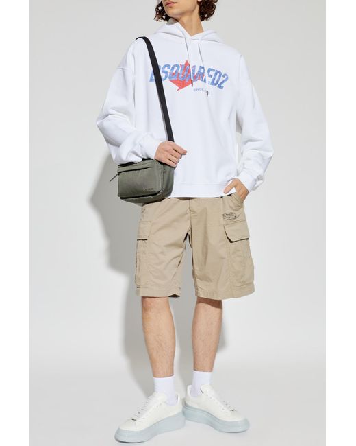 DSquared² White Sweatshirt With Print for men