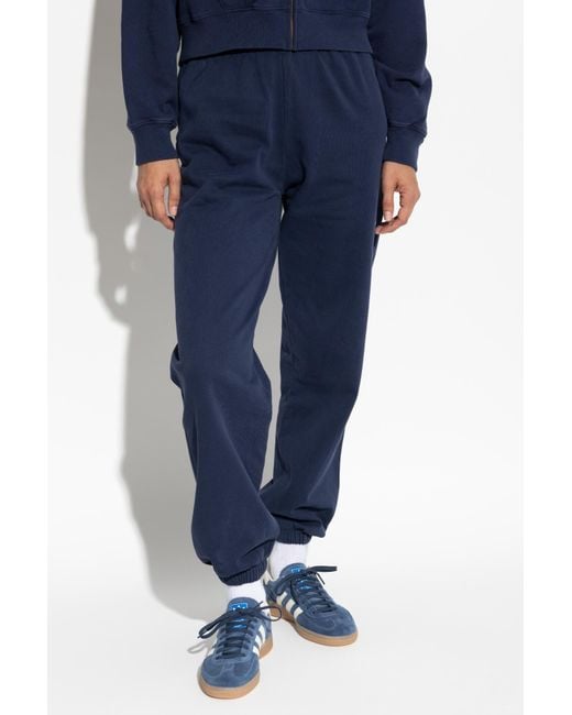 Sporty & Rich Blue Sweatpants From The "New York Tennis" Collection